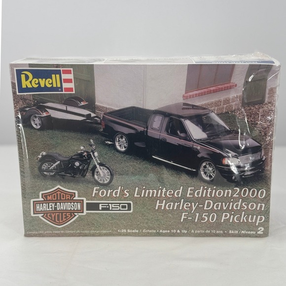 Revell Other - Revell 2000 Harley-Davidson Ford F-150 Pickup Model Kit 1:25 Scale 85-7685‎ NIB